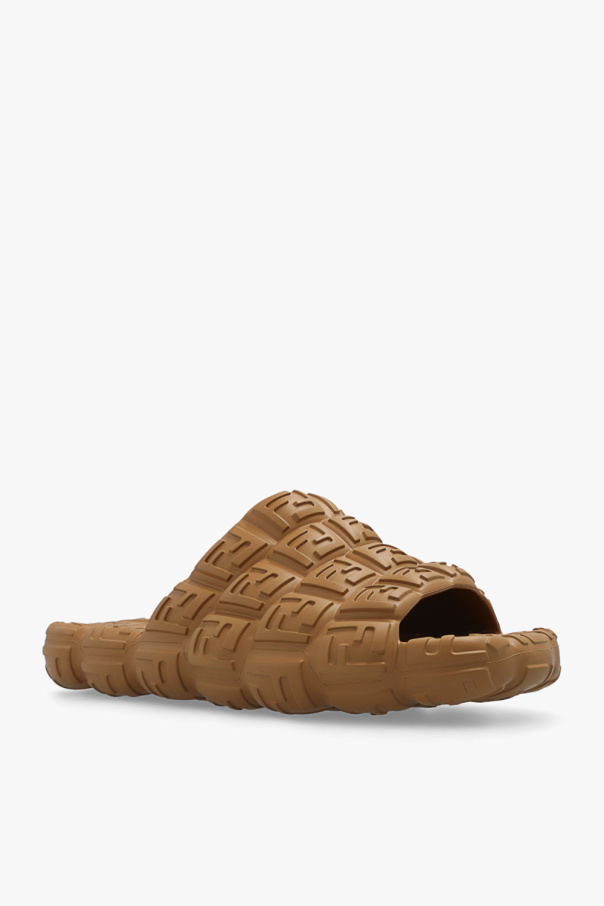 SchaferandweinerShops Zimbabwe - Beige 'Cloud' slides Fendi